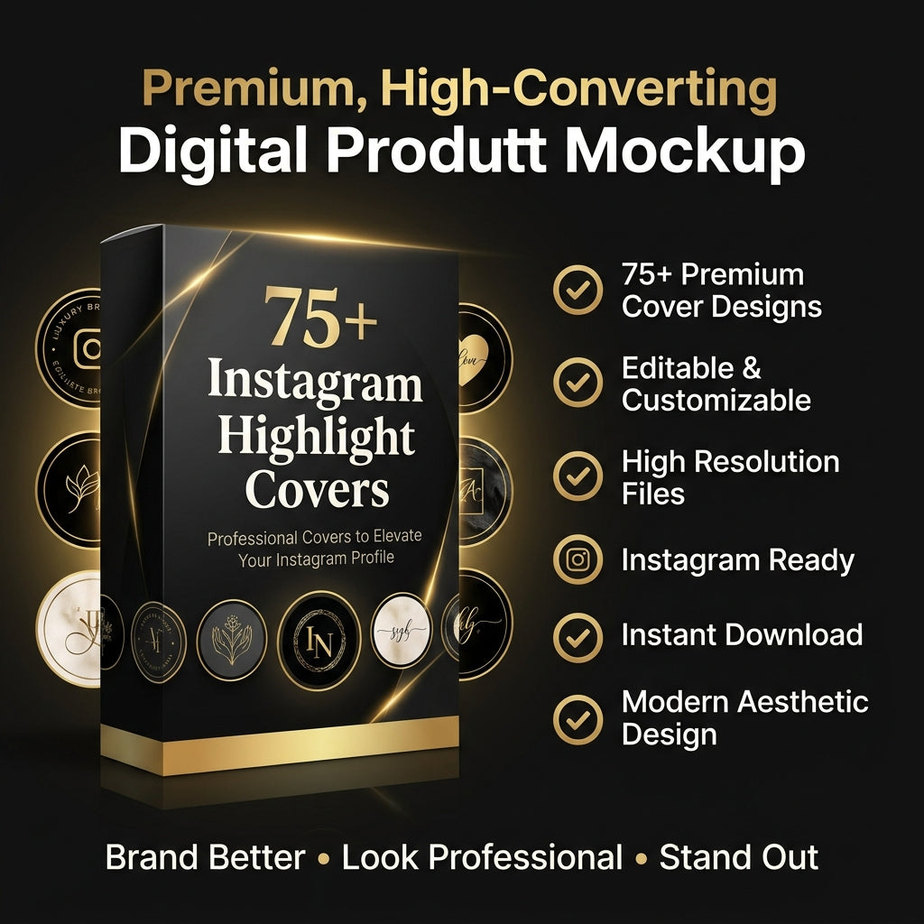 75+ Instagram Highlight Covers – Professional Aesthetic Designs to Elevate Your Profile