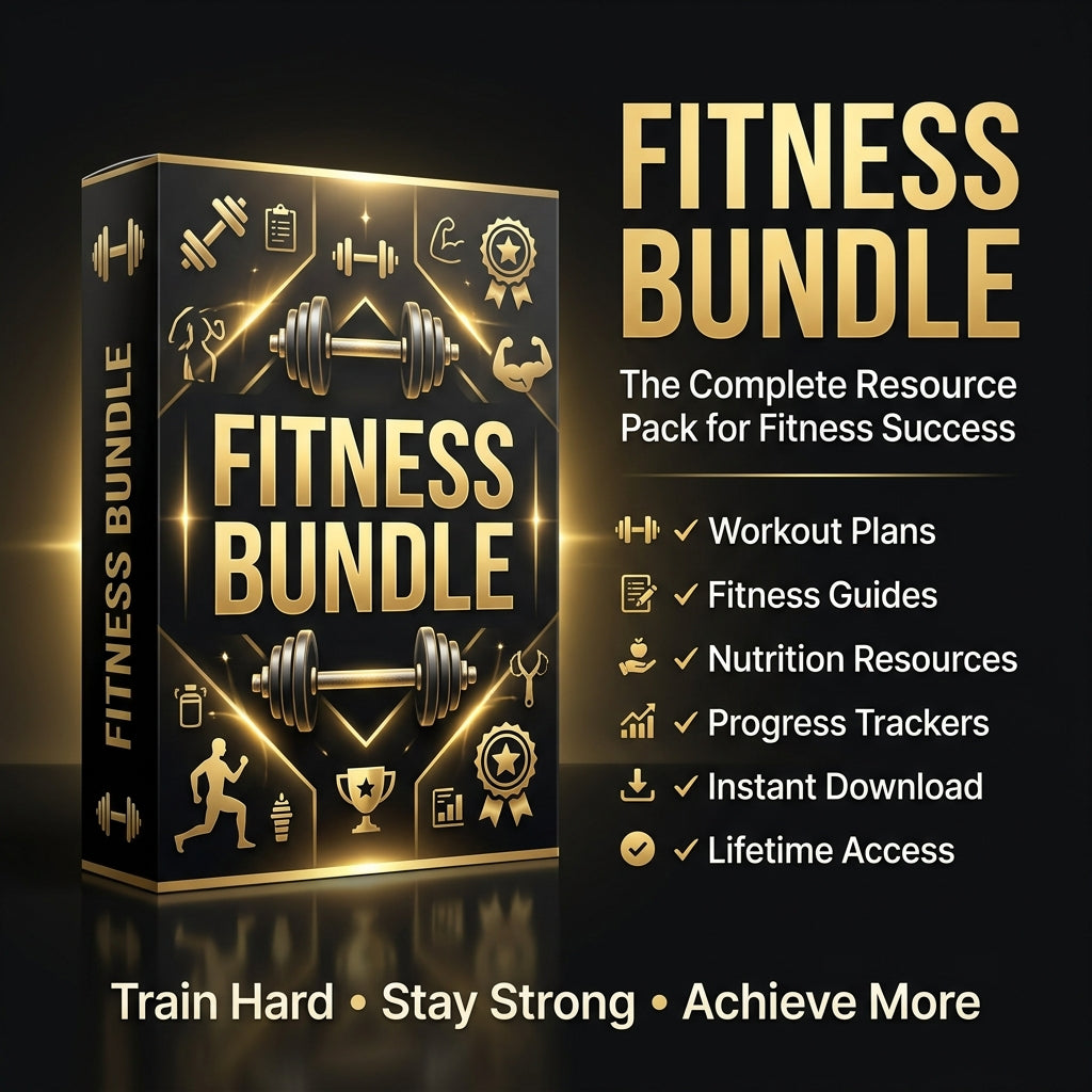 Ultimate Fitness Success Bundle – Workout Plans, Nutrition Guides & Trackers