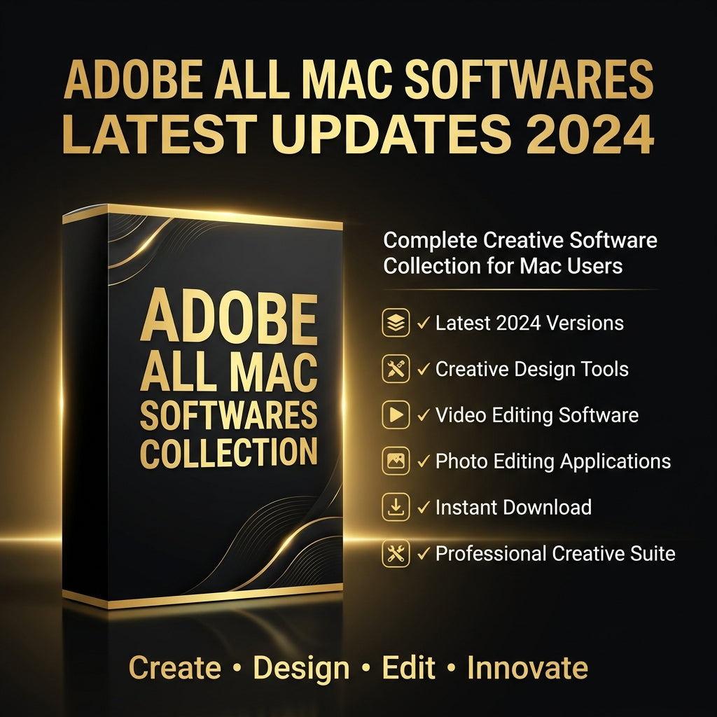 Adobe All Mac Softwares Collection 2024 – Complete Creative Design & Editing Suite