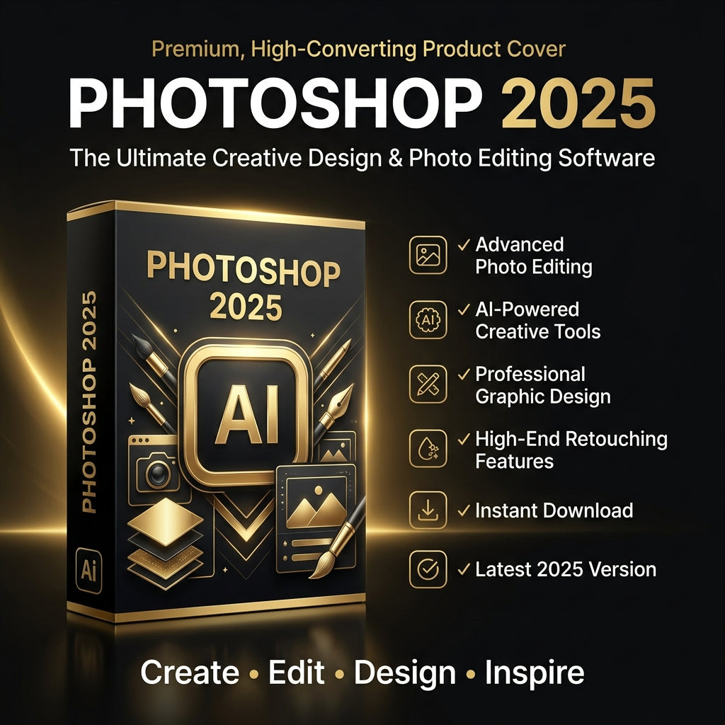 Photoshop 2025 Ultimate Creative Suite – Advanced Photo Editing & Graphic Design Software
