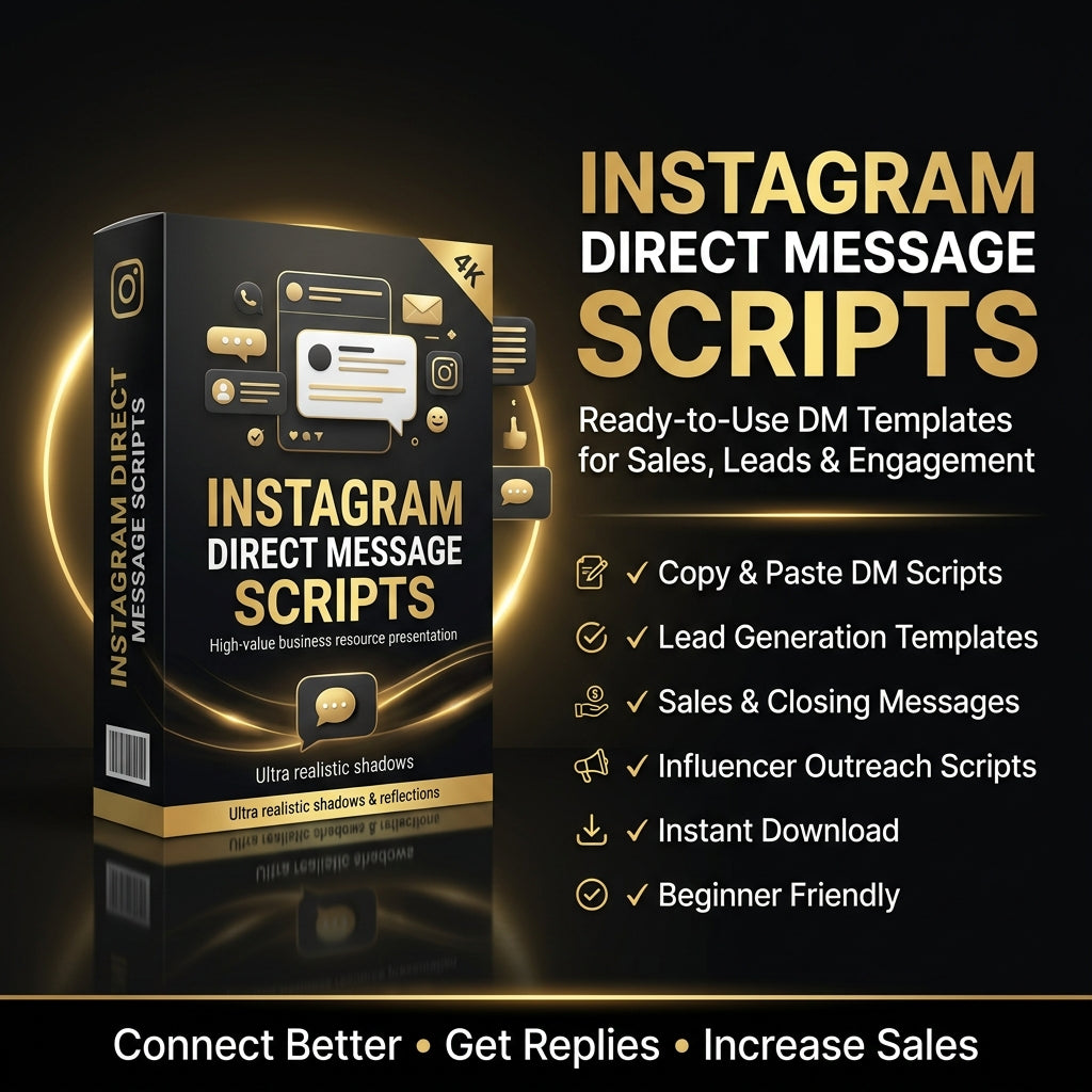 Instagram Direct Message Scripts – 500+ Ready-to-Use DM Templates